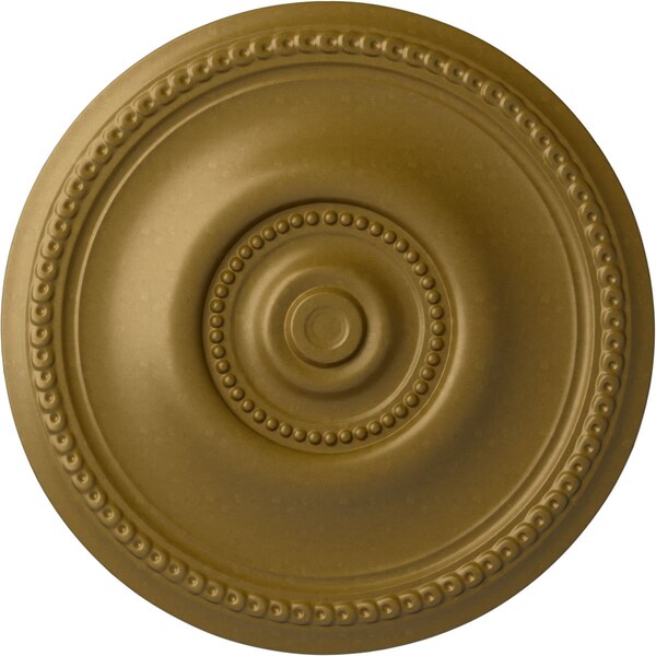 Ekena Millwork Raynor Ceiling Medallion (Fits Canopies up to 6"), Hand-Painted Gold, 20 5/8"OD x 1 3/8"P CM20BEGLS - main